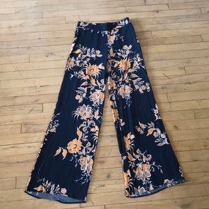 Fun patterned high waisted pants